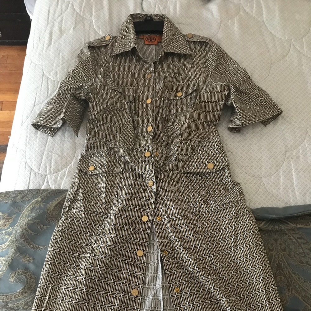 Tory Burch clear dress spandex